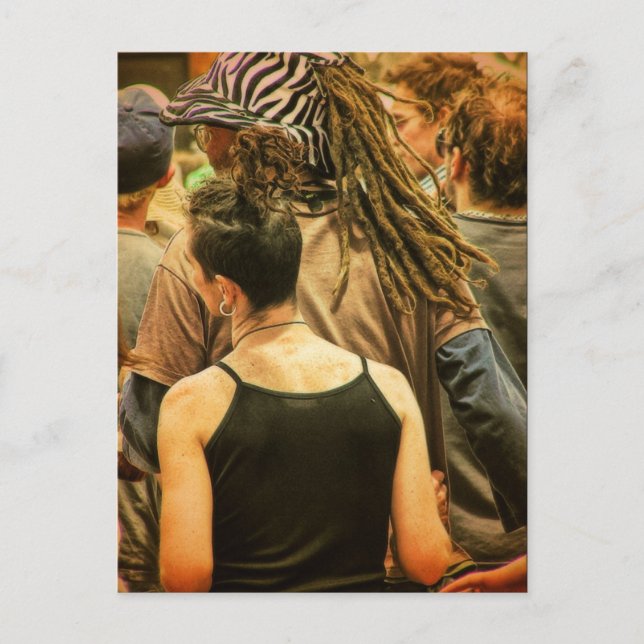 Psytrance-minnen vykort (Framsida)