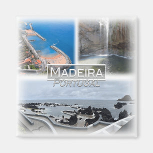 PT0035 Europa, Portugal, Madeira, kylskåp Magnet