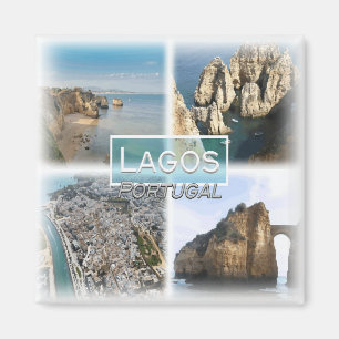 PT0040 Europa, Portugal, Lagos, kylskåp Magnet