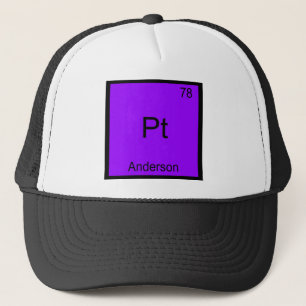 Pt - Anderson Rolig T-Shirt med Kemiskt Element Sy Truckerkeps