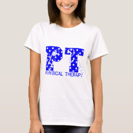 pt blue white polka dots tee shirt