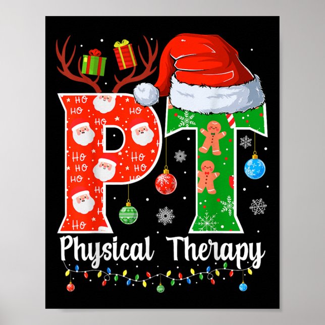 Pt Christmas Physical Therapy Christmas Pt Xmas  Poster (Framsidan)