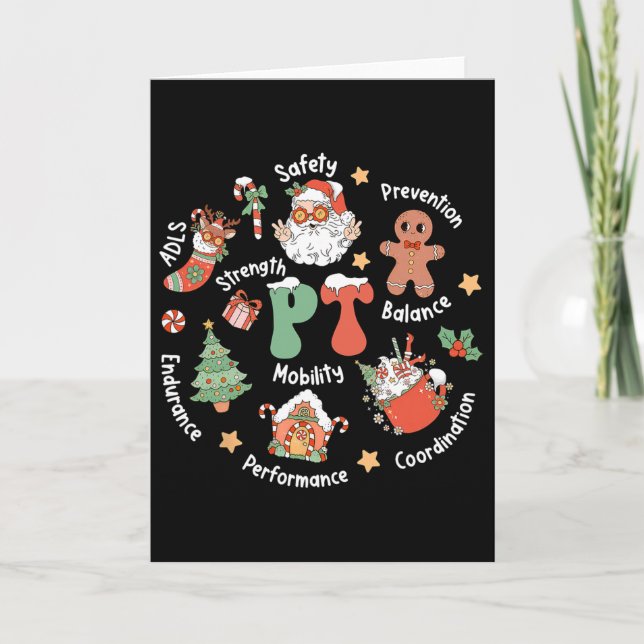 Pt Fysioterapi Santa Squad Jul Fysioterapi Kort (Framsida)