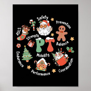 Pt Fysioterapi Santa Squad Jul Fysioterapi Poster