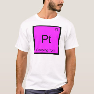 Pt - Peeping Tom Chemistry Inslag Symbol T-Shirt
