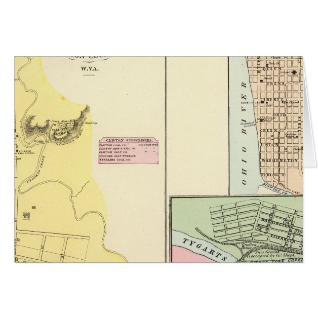 Pt Pleasant, Väster Virginia Hälsningskort (Framsidan Horizontal)