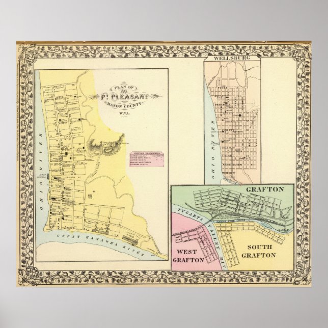 Pt Pleasant, Väster Virginia Poster (Framsidan)