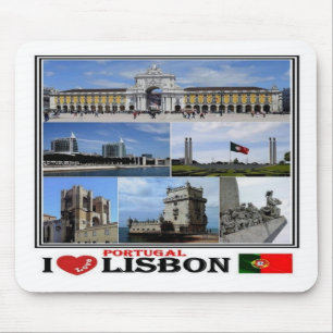 PT Portugal - Lissabon - I Kärlek Mosaic - Musmatta