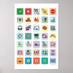 PT-PT Autism AAC PECS-pekmeddelande 04 Poster