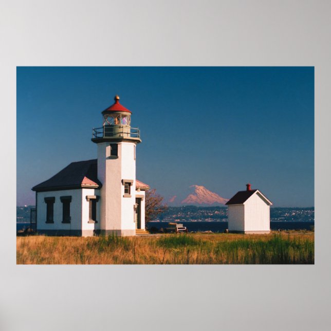 Pt Robinson Light House, Maury Island, Washington Poster (Framsidan)