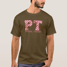 pt rosa och brun polka dots tee
