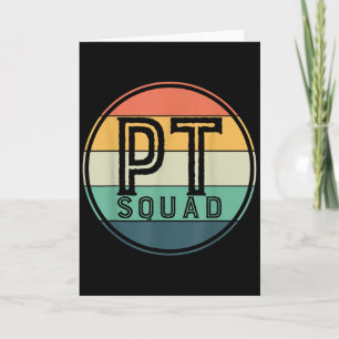 Pt Squad Retro Fysioterapi Kort