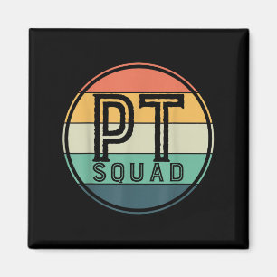 Pt Squad Retro Fysioterapi  Magnet