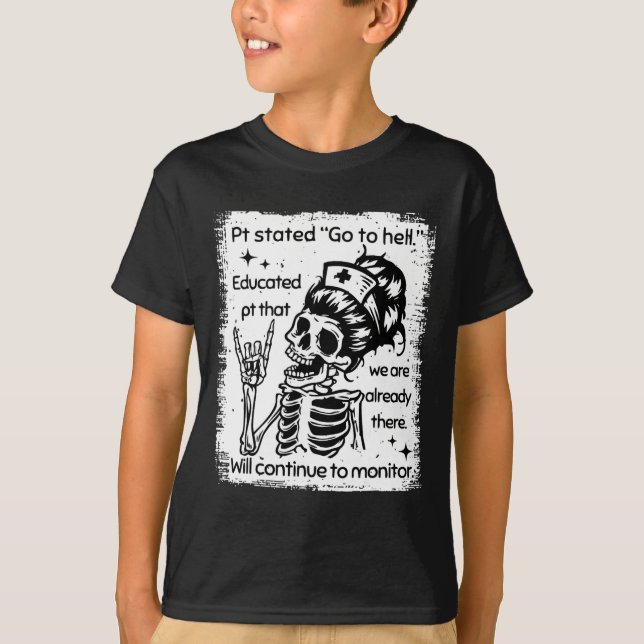PT uppgav att vi är alrea. T Shirt (Framsida)