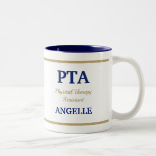 PTA-kaffe (fysikterapiassistent) med två ton Två-Tonad Mugg