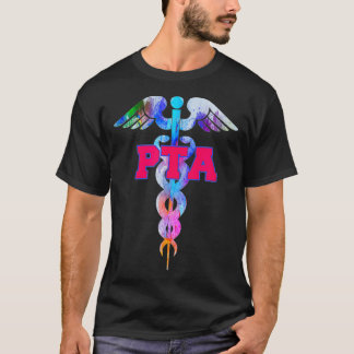 PTA Novelty för fysikterapiassistenten Caduceus T Shirt