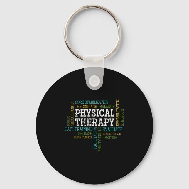 Pta Physical Motivational Therapy Gift Physical Th Nyckelring (Framsida)