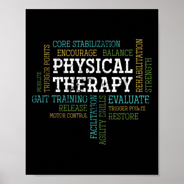 Pta Physical Motivational Therapy Gift Physical Th Poster (Framsidan)