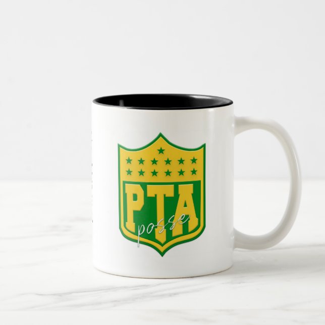 PTA Posse DIESEL-kaffe mugg-11oz Två-Tonad Mugg (Höger)
