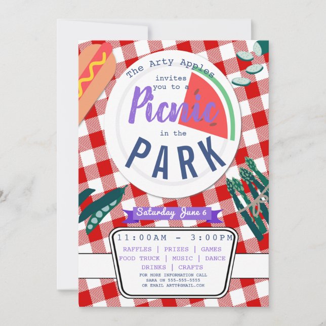 PTA PTO-födelsedagspresent för välgörenhetsstiftel Inbjudningar (Framsida)