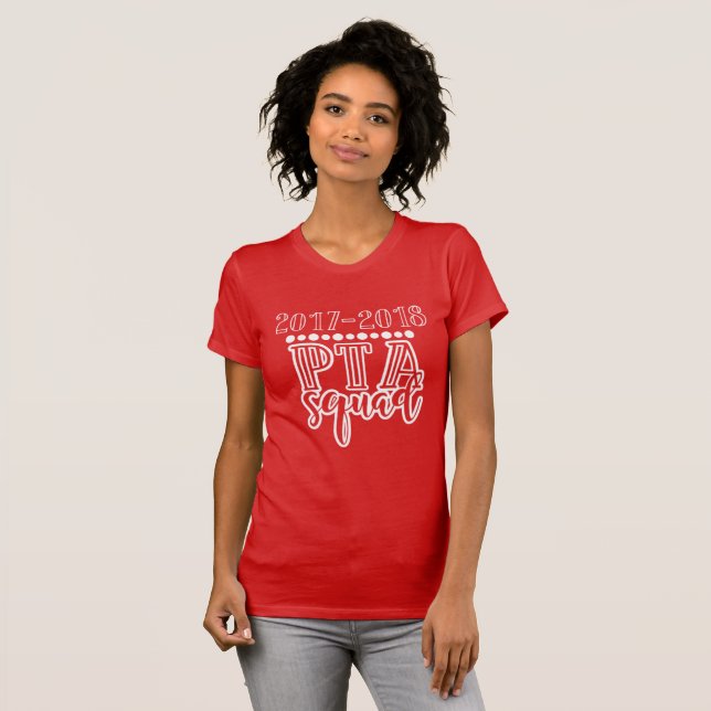 Pta-squaden skolar skjortan (mörk dräkt) t-shirt (Hel framsida)
