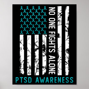 PTD Efter traumatiskt Stressa Disorder Awareness S Poster