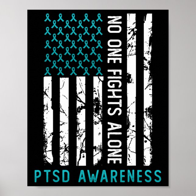 PTD Efter traumatiskt Stressa Disorder Awareness S Poster (Framsidan)