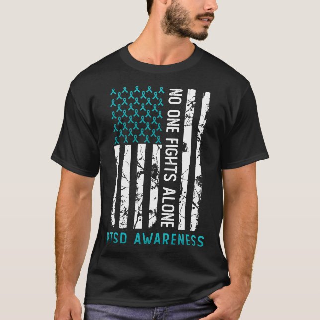 PTD Efter traumatiskt Stressa Disorder Awareness S T Shirt (Framsida)