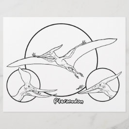 Pteranodon - färgsida.