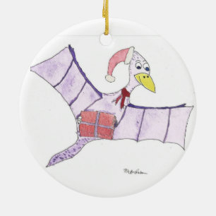 Pteranodon julprydnad julgransprydnad keramik
