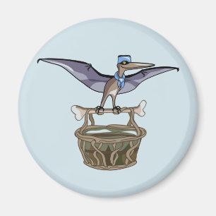 Pteranodon med Basket Magnet