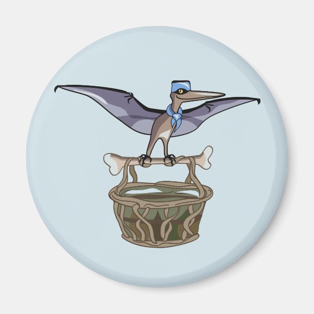 Pteranodon med Basket Magnet (Framsidan)