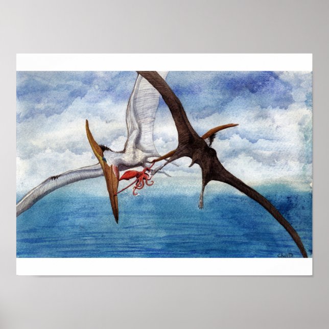 Pteranodon-utskrift Poster (Framsidan)