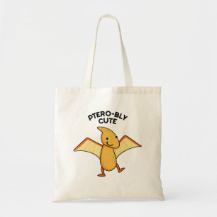 Pterobly Cute Funny Dinosaur Pterodactyl Pun Tygkasse