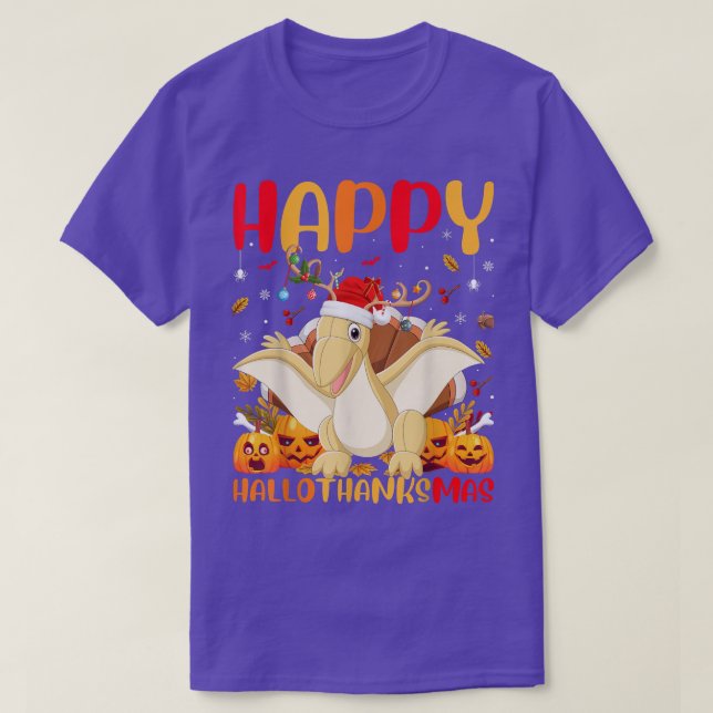 Pterodactyl Animal Lover Happy Pterodactyl HelloTh T Shirt (Design framsida)