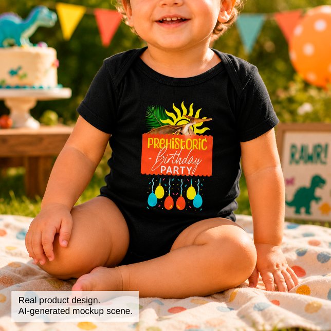 Pterodactyl Forhistorisk Födelsedagsfest T Shirt (Skapare uppladdad)