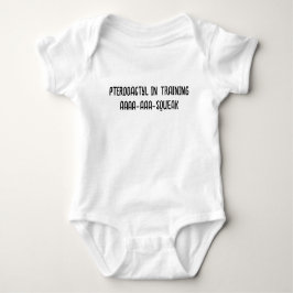 Pterodactyl i Training Humous Baby Bodykostym T Shirt