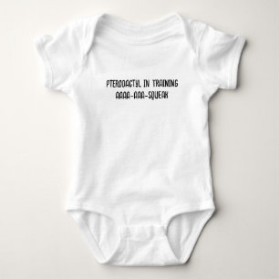 Pterodactyl i Training Humous Baby Bodykostym T Shirt