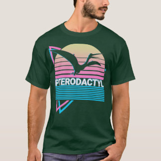 Pterodactyl Pterosaur Dinosaur Retro T Shirt
