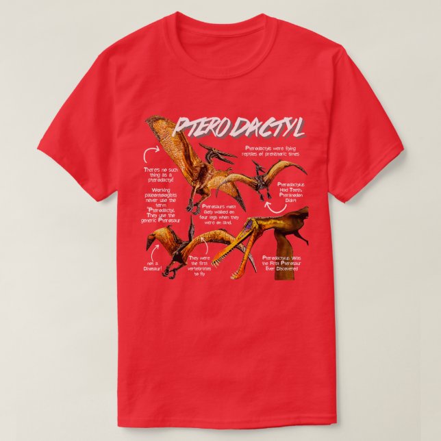 Pterodactyl-Roligtar T Shirt (Design framsida)