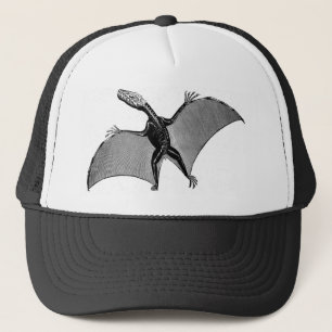 Pterodactylskelett Truckerkeps
