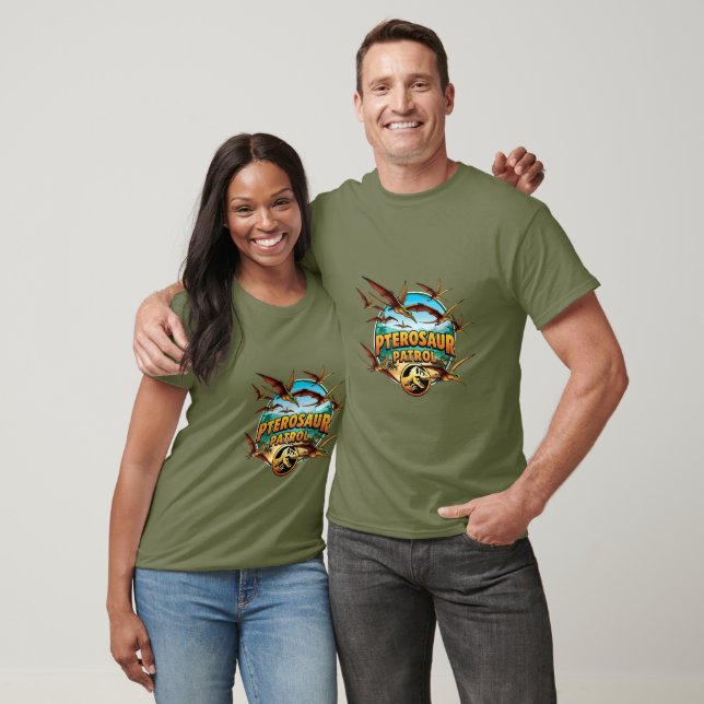 Pterosaur Patrol - Flygande Dinosaur Squad T Shirt (Unisex)