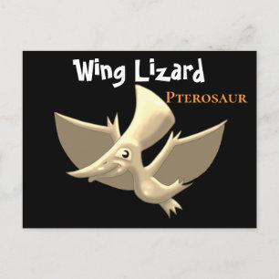 Pterosaur: Vinge Lizard Vykort
