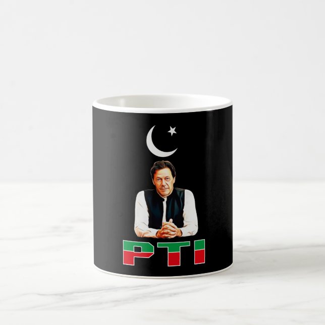 PTI Pakistani Party Support Imran Khan Kaffemugg (Center)