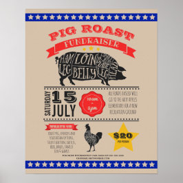 PTO PTA-poster i gris roast Poster