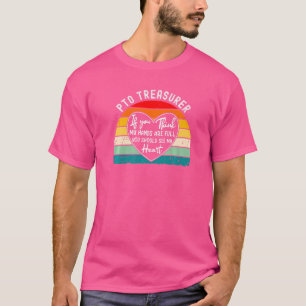 Pto Treasurer Apprecition School Parent Volunteer T Shirt