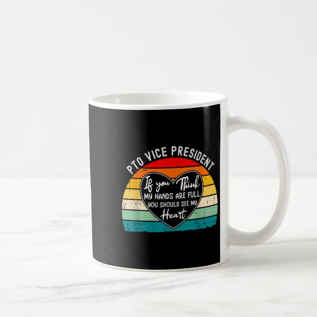 Pto Vice President Appreciation School Parent Volu Kaffemugg (Höger)
