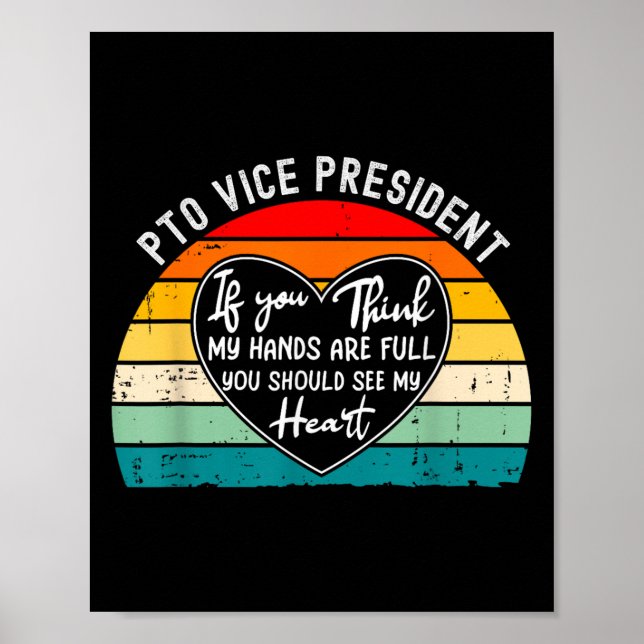 Pto Vice President Appreciation School Parent Volu Poster (Framsidan)