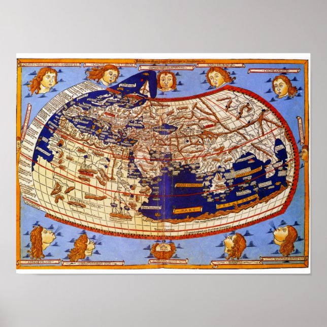 Ptolemy Karta Poster (Framsidan)