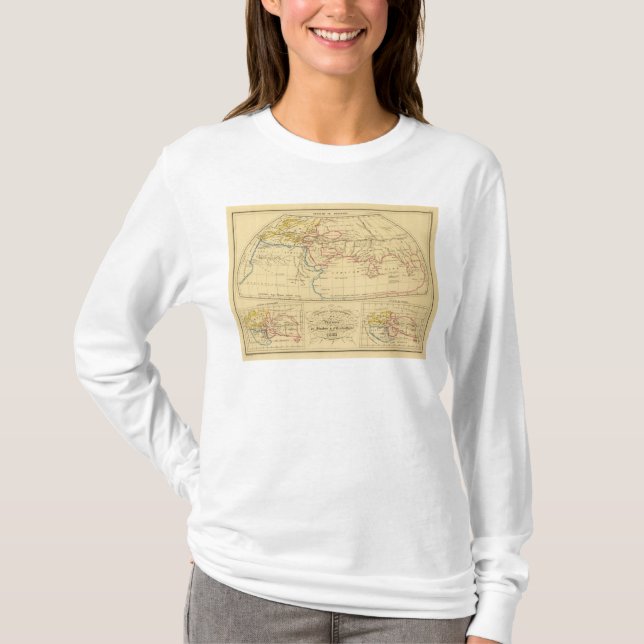 Ptolemys geografi t-shirt (Framsida)